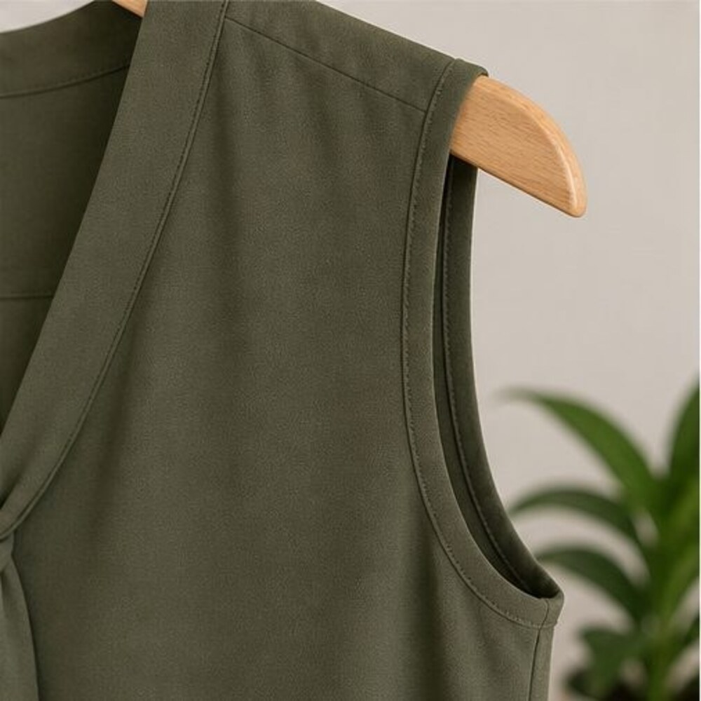 Olive Button Blouse - Picture 5 of 6